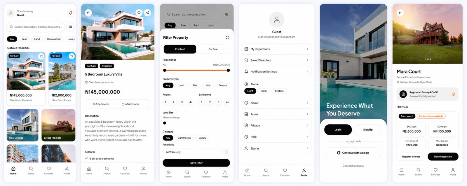 Rex Homes and Properties Mobile App
